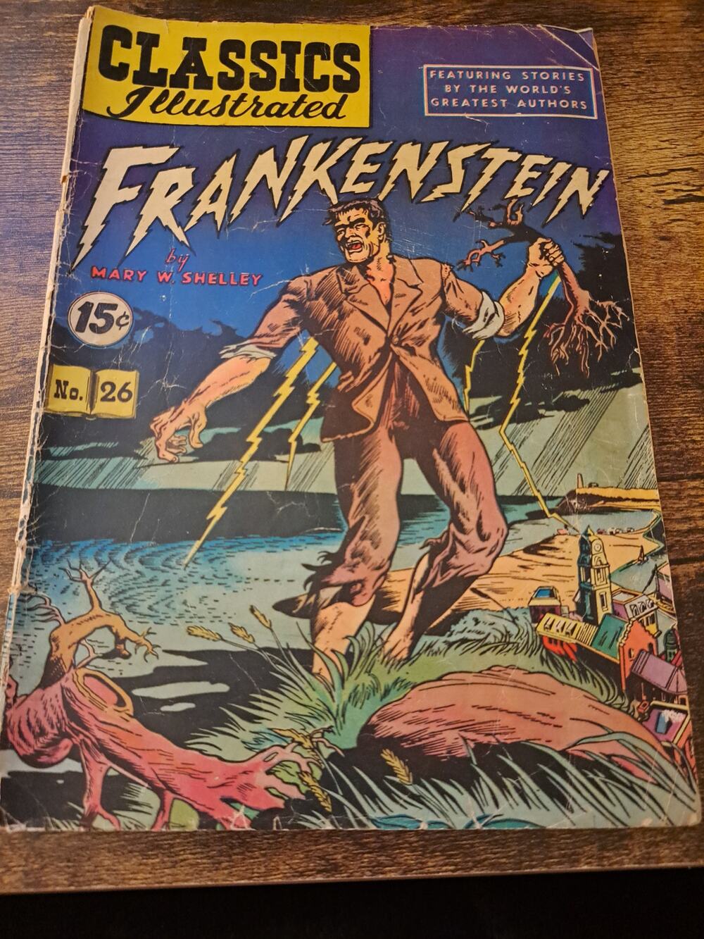 CLASSICS ILLUSTRATED #26 1.5 // ADAPTATION OF FRANKENSTEIN 1948